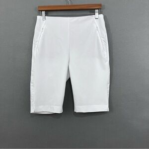 TAIL White Allure Pull On Golf Shorts